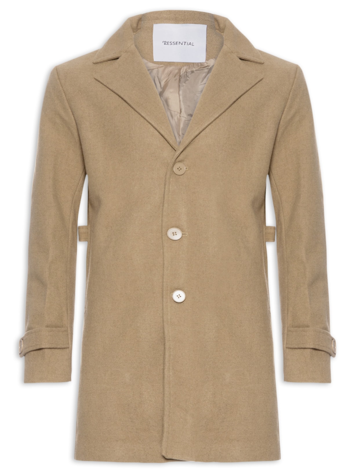 Casaco Masculino Sobretudo - Bege