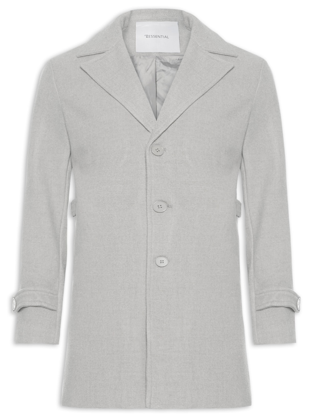 Casaco Masculino Sobretudo - Cinza