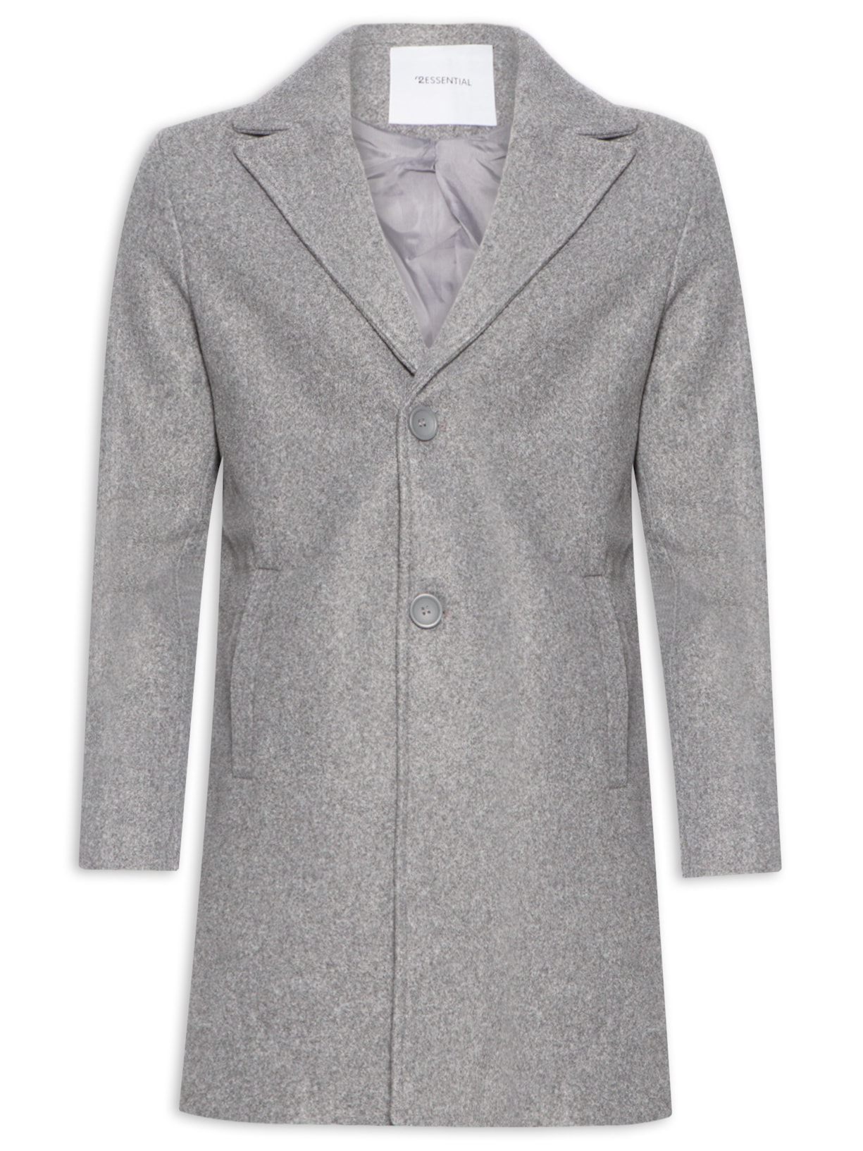 Casaco Masculino Sobretudo - Cinza