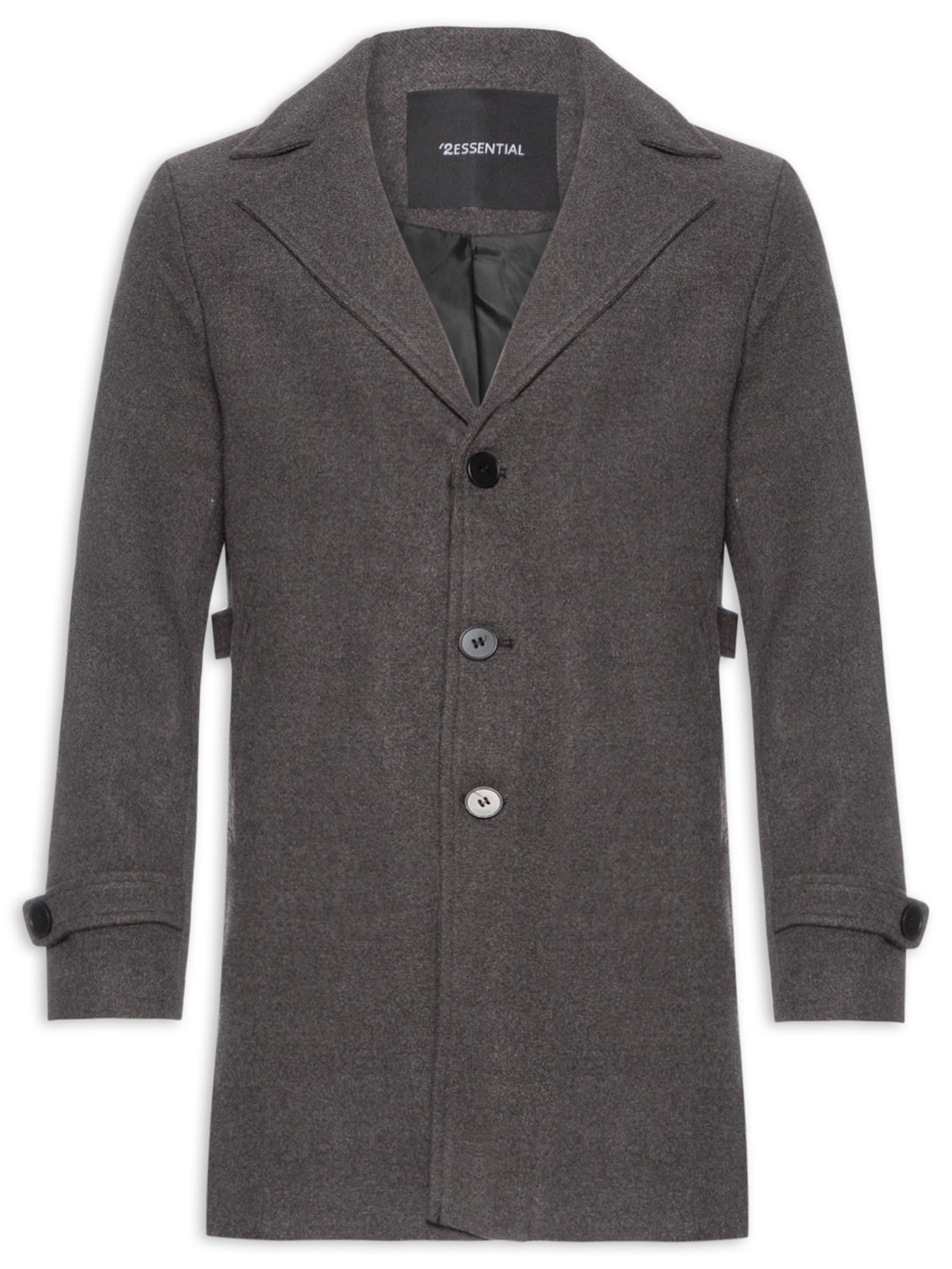 Casaco Masculino Sobretudo - Preto