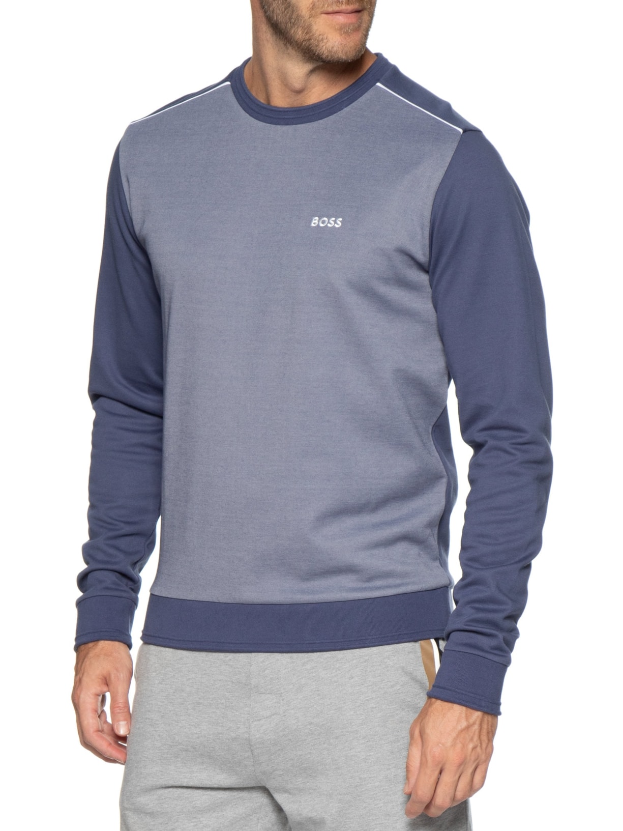 Casaco Masculino Tracksuit Sweatshirt Azul Boss