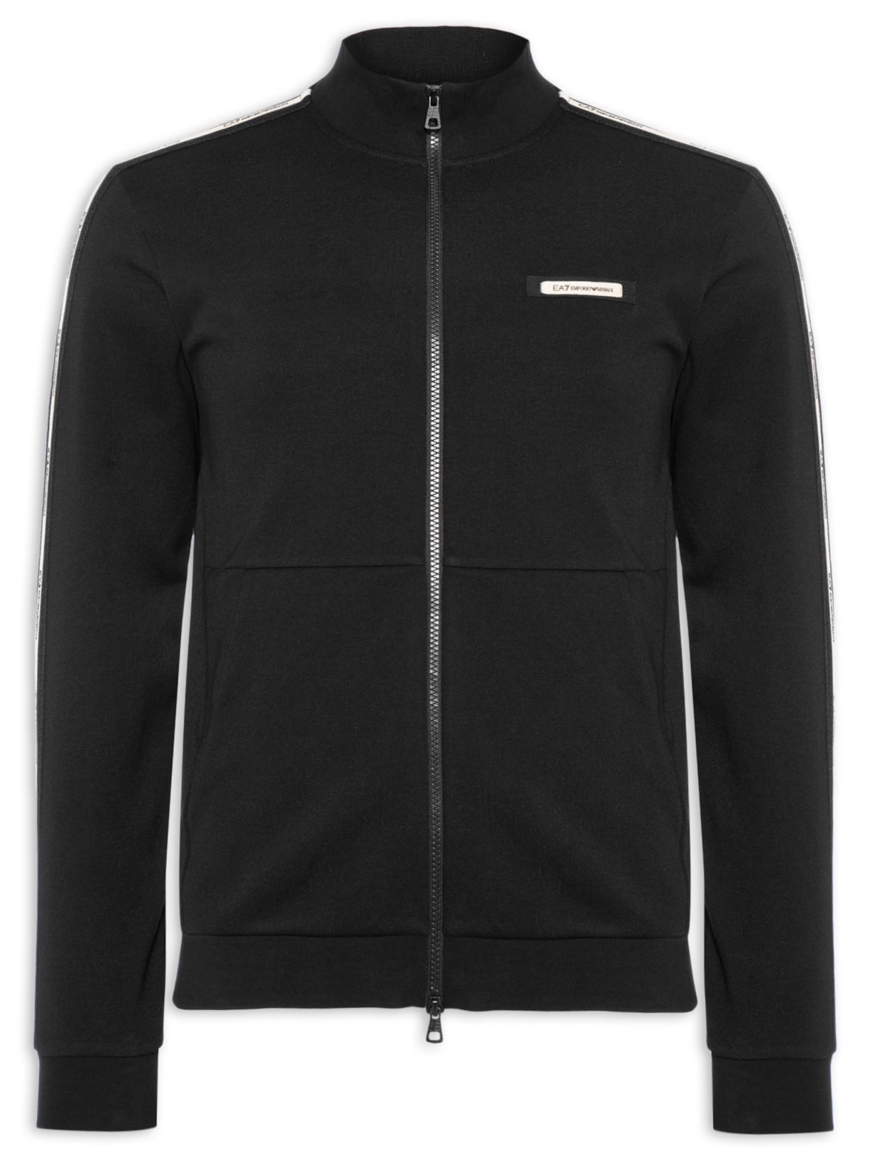 Casaco Masculino Train Logo Tape Preto Ea7 Emporio Armani