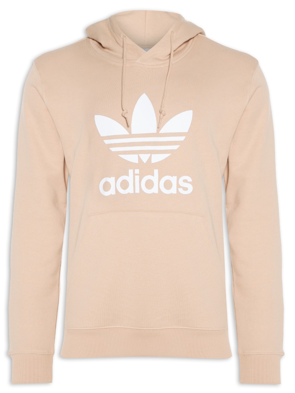 Casaco Masculino Trefoil Com Capuz - Bege