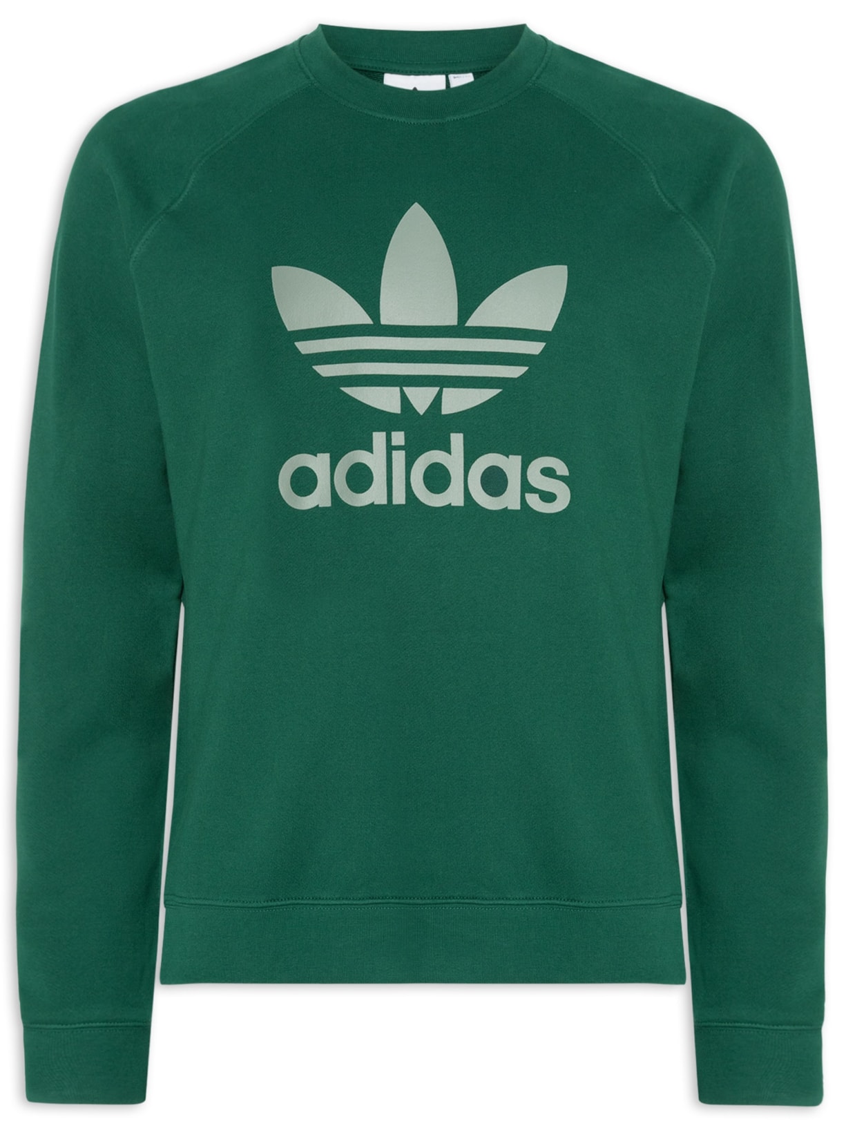 Casaco Masculino Trefoil Crew Verde Adidas Originals