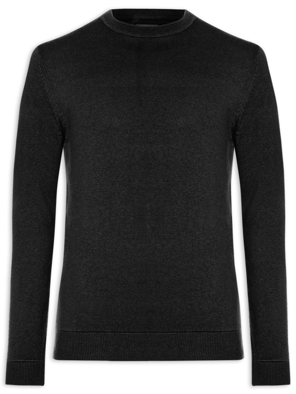 Casaco Masculino Tricot Cotton Cashmere - Preto