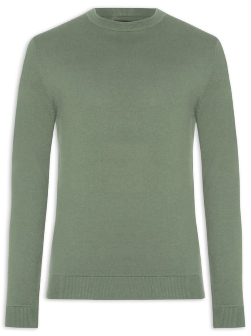 Casaco Masculino Tricot Cotton Cashmere - Verde