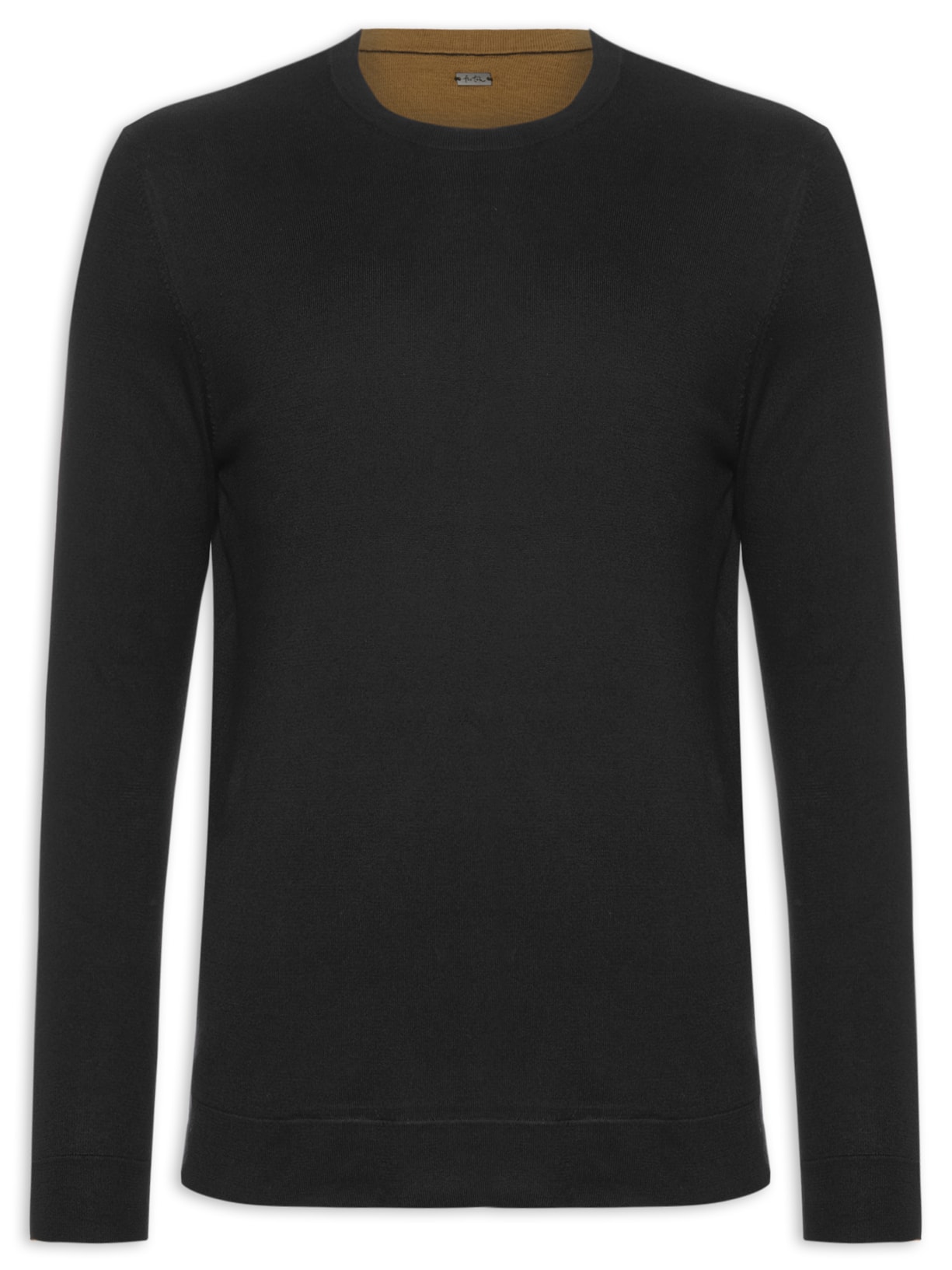 Casaco Masculino Tricot Dupla Face - Preto