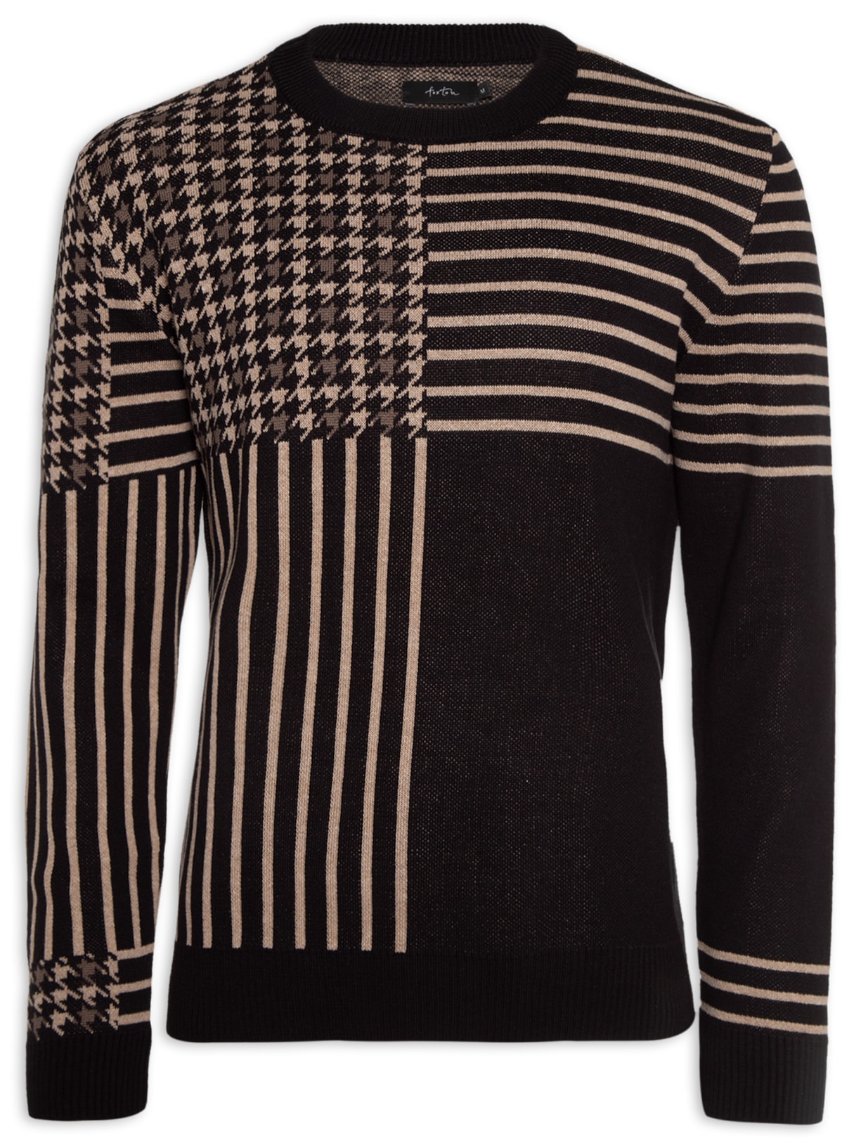 Casaco Masculino Tricot Escócia - Preto