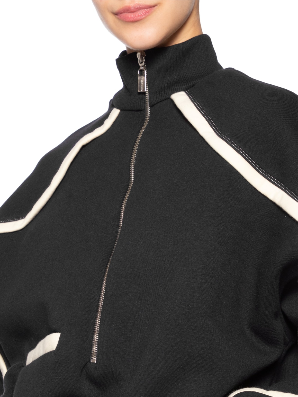 Casaco Moletom Feminino Framed Preto Francesca