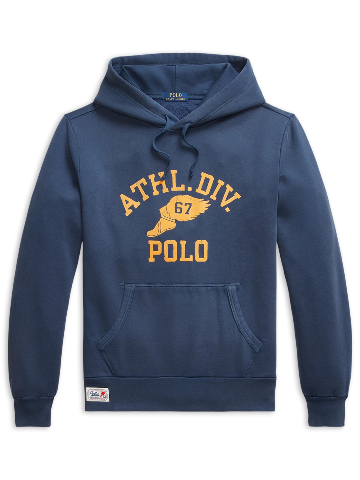 Casaco Moletom Masculino Com Capuz Athl Div Logo - Azul