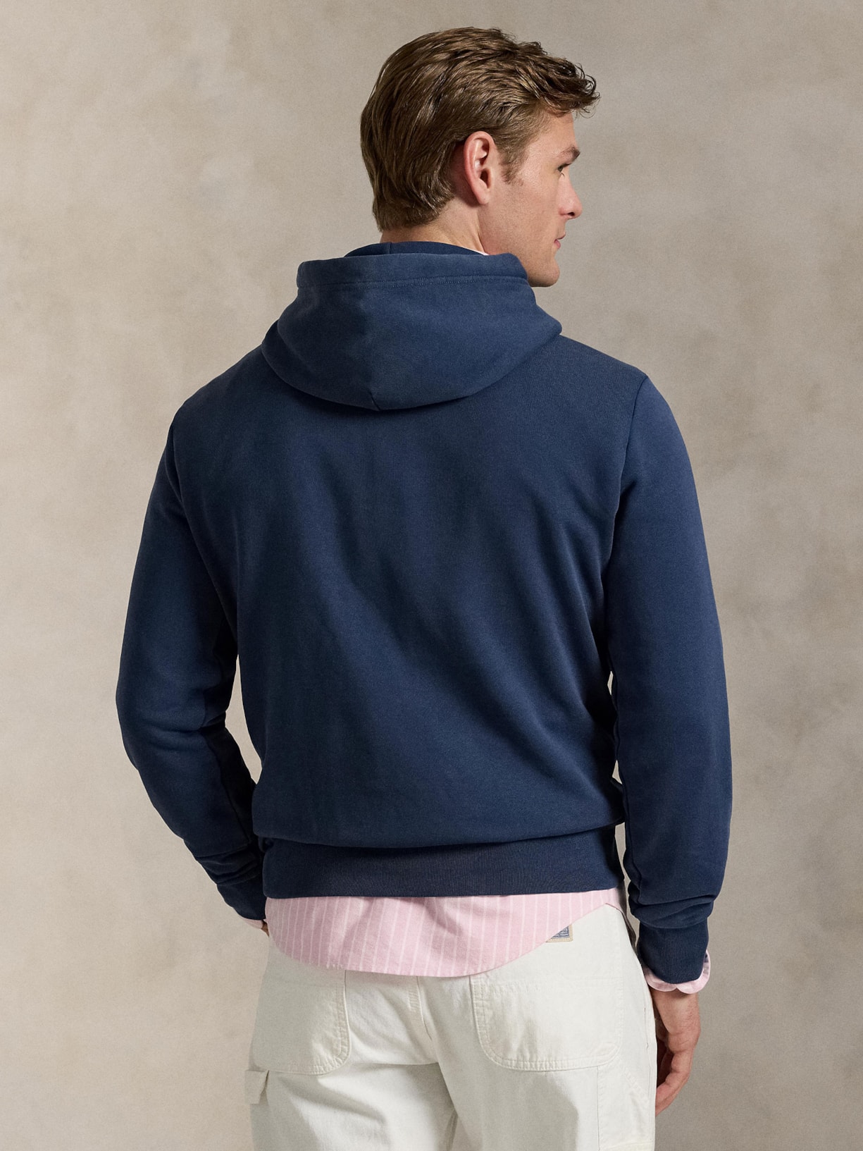 Casaco Moletom Masculino Com Capuz Athl Div Logo Azul Polo Ralph Lauren