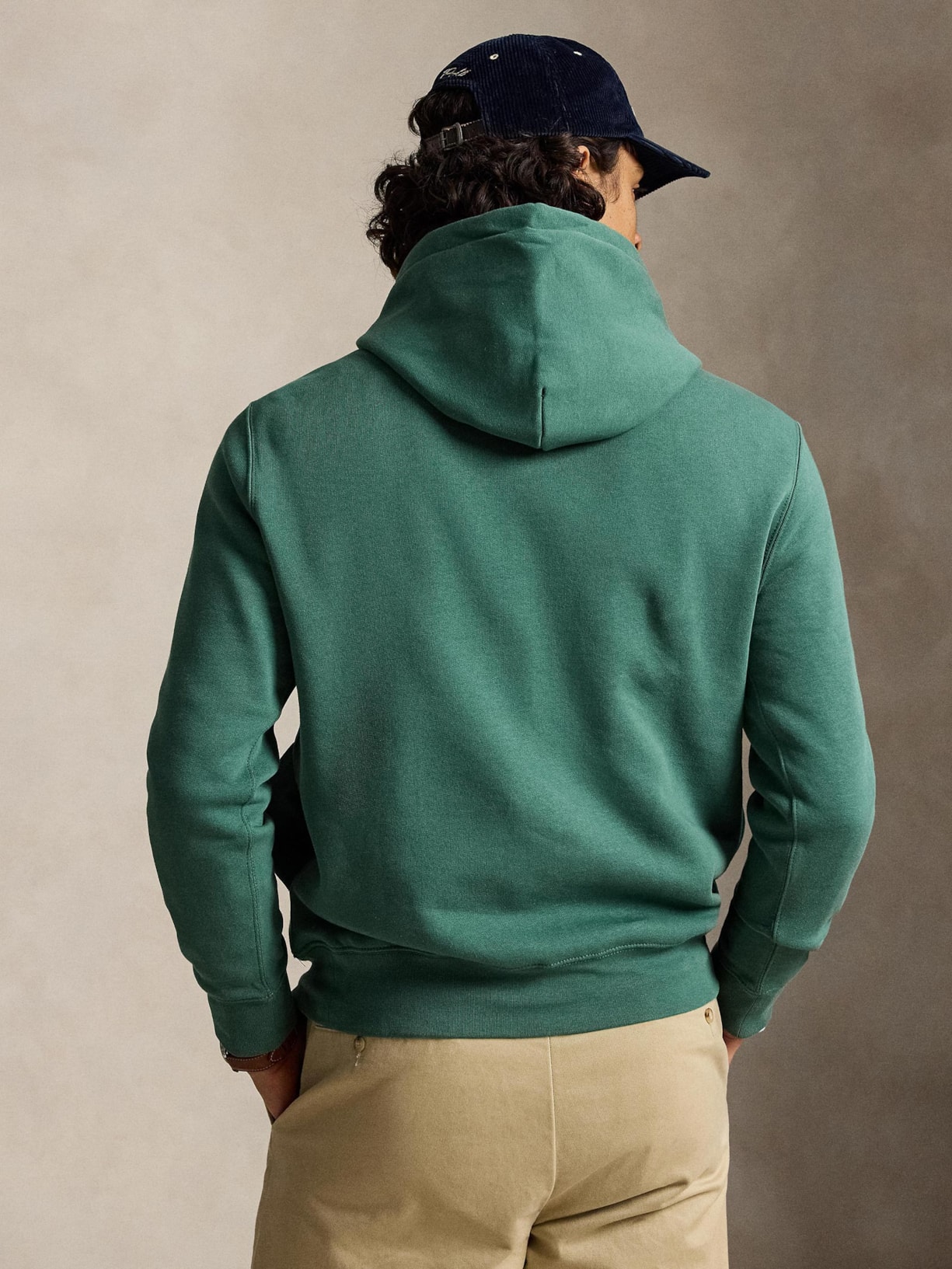 Casaco Moletom Masculino Com Capuz Seasonal Bear Verde Polo Ralph Lauren