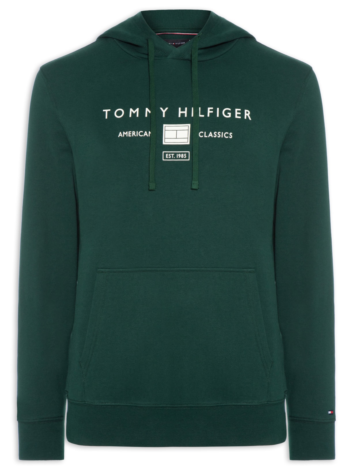 Casaco Moletom Masculino Sem Felpa Com Capuz Brand Love - Verde