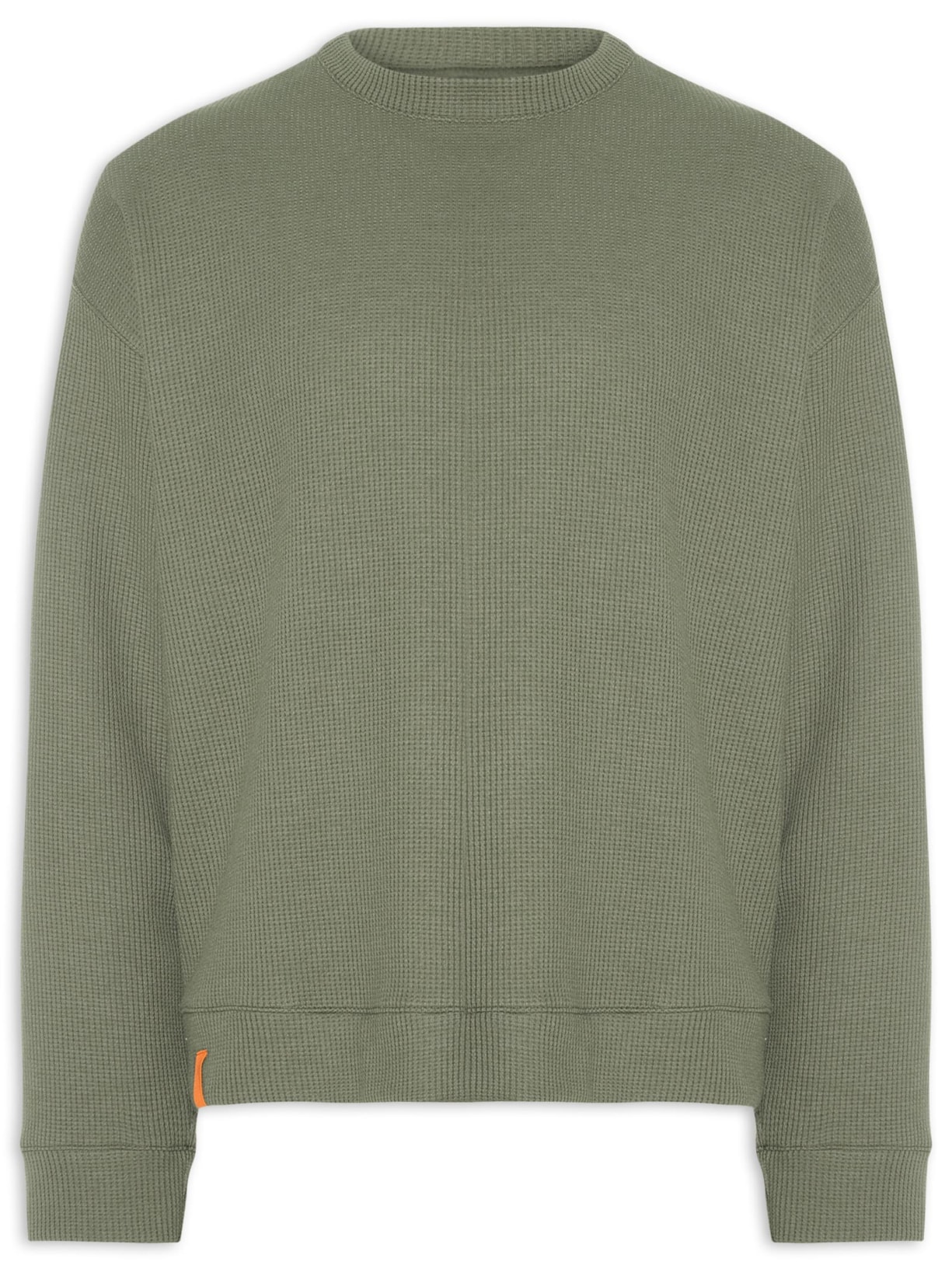 Casaco Moletom Masculino Waffle Texture - Verde