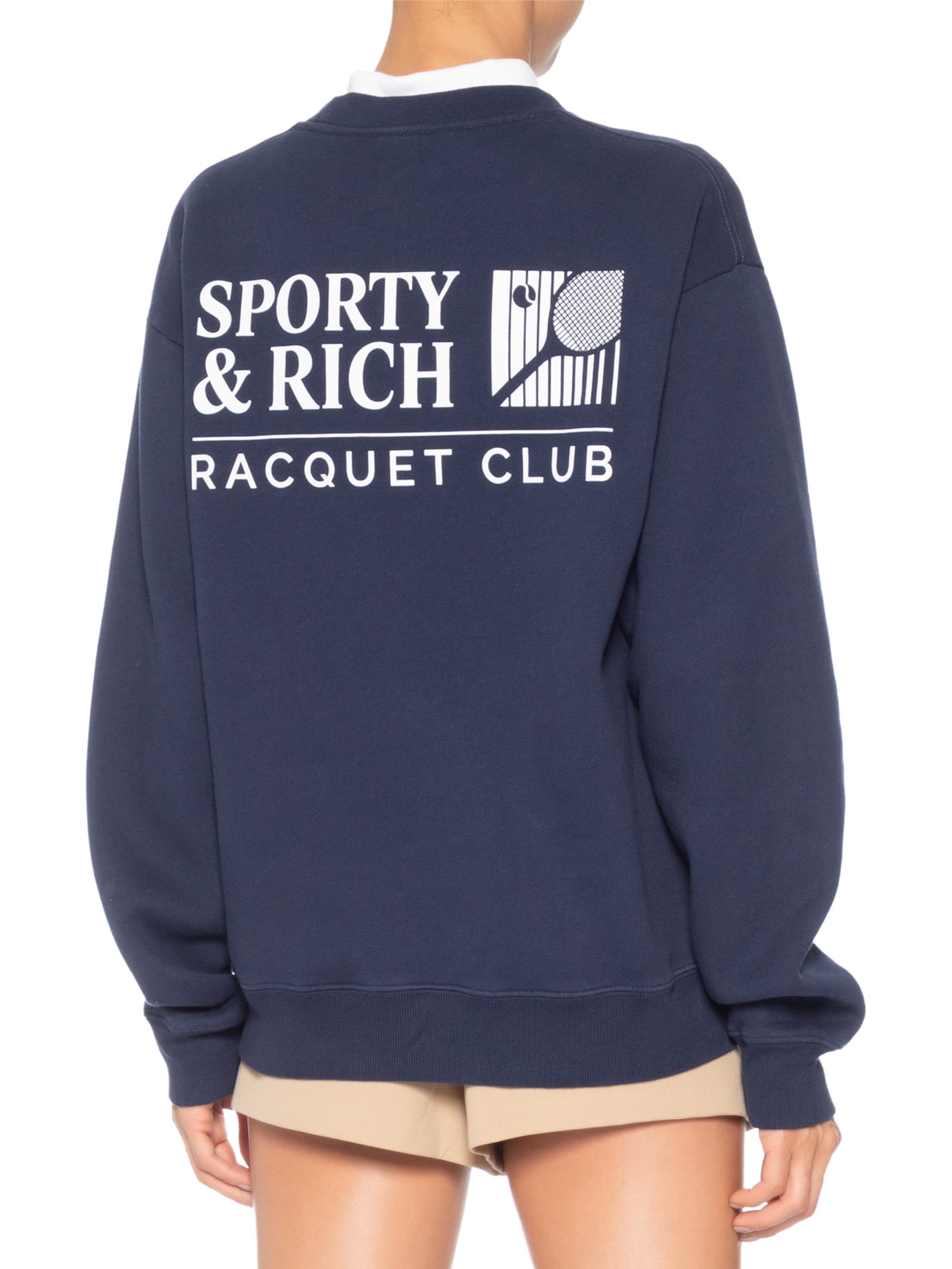Casaco Moletom Unissex Promo Crewneck Azul Sporty & Rich