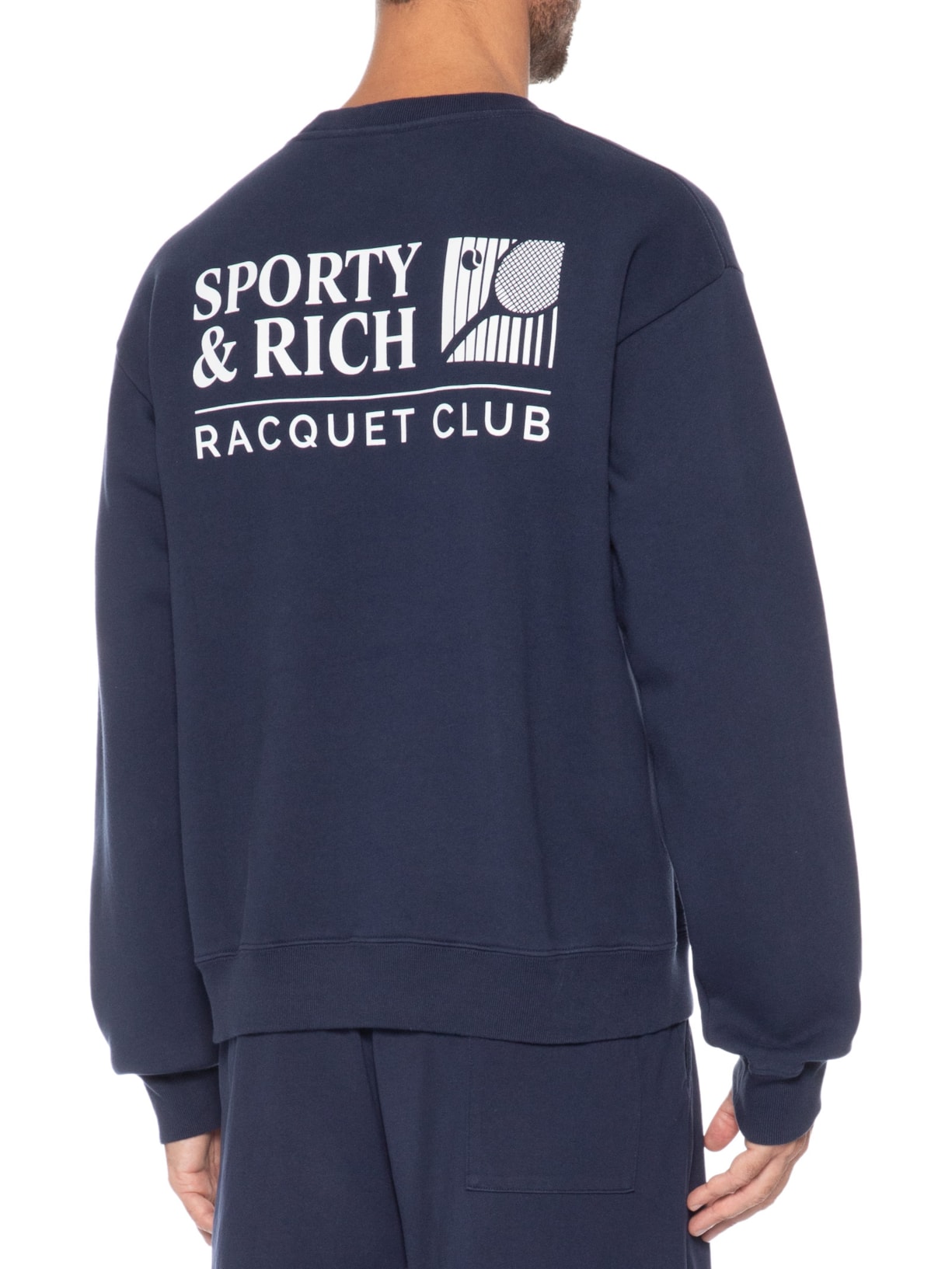 Casaco Moletom Unissex Promo Crewneck Azul Sporty & Rich