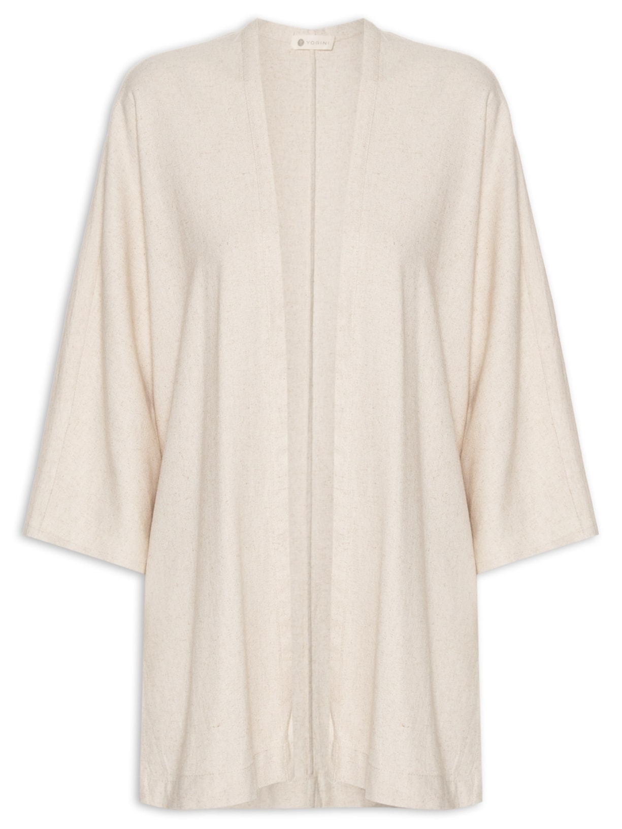 Casaco Off White Linho Niyati Yogini