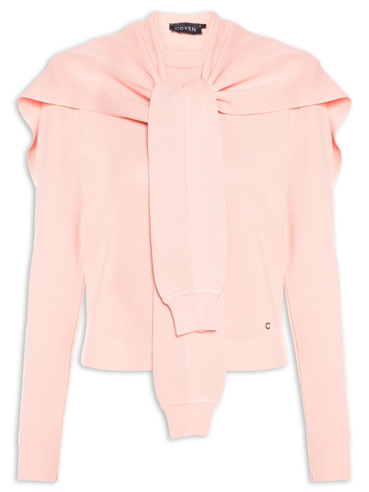 Casaco Pool Tricot Liso – Rosa Coven