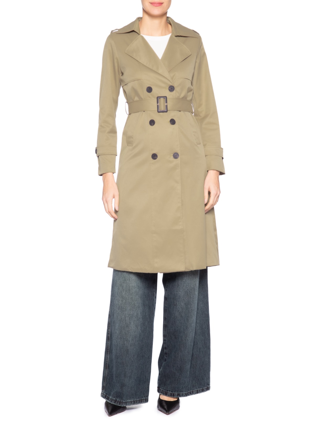 Casaco Trench Coat Feminino Bege Market 33