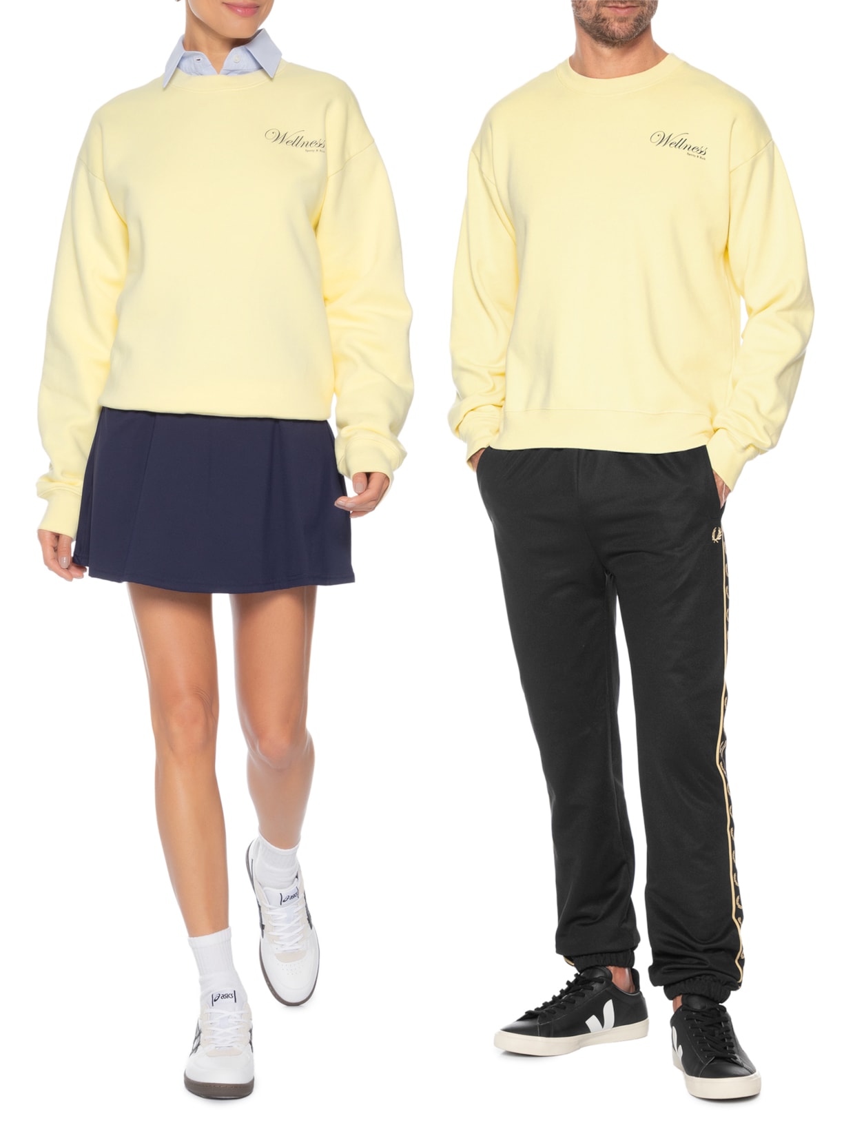 Casaco Unissex Avenue Crewneck – Amarelo Sporty & Rich