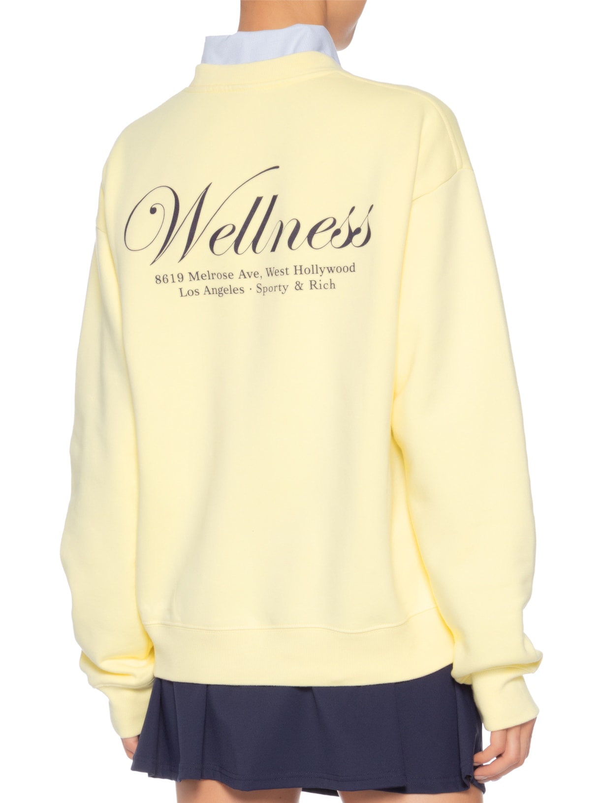 Casaco Unissex Avenue Crewneck – Amarelo Sporty & Rich
