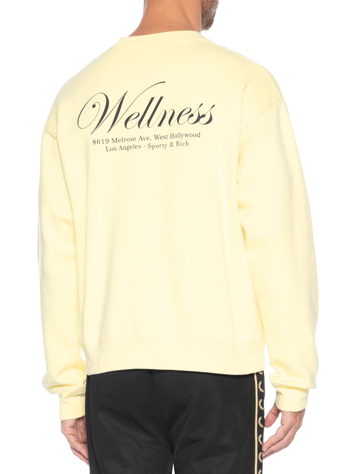 Casaco Unissex Avenue Crewneck – Amarelo Sporty & Rich