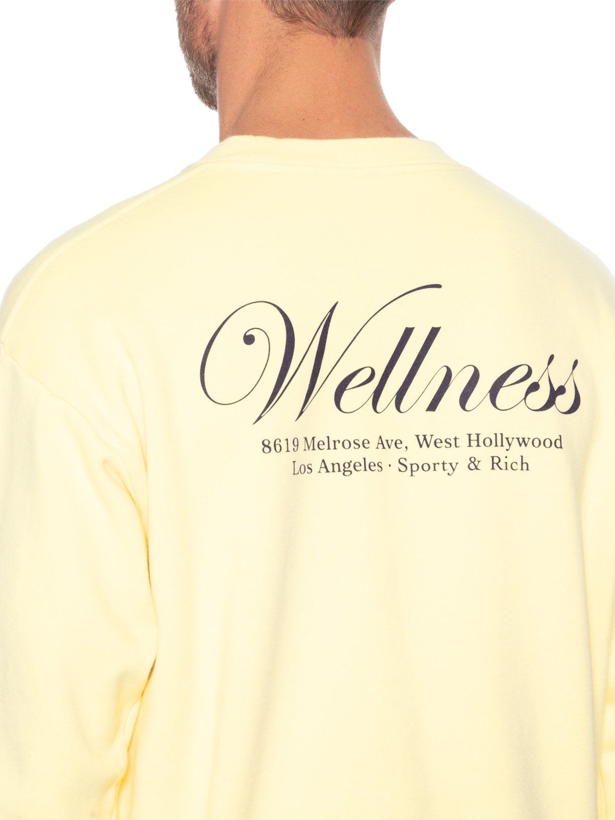 Casaco Unissex Avenue Crewneck – Amarelo Sporty & Rich