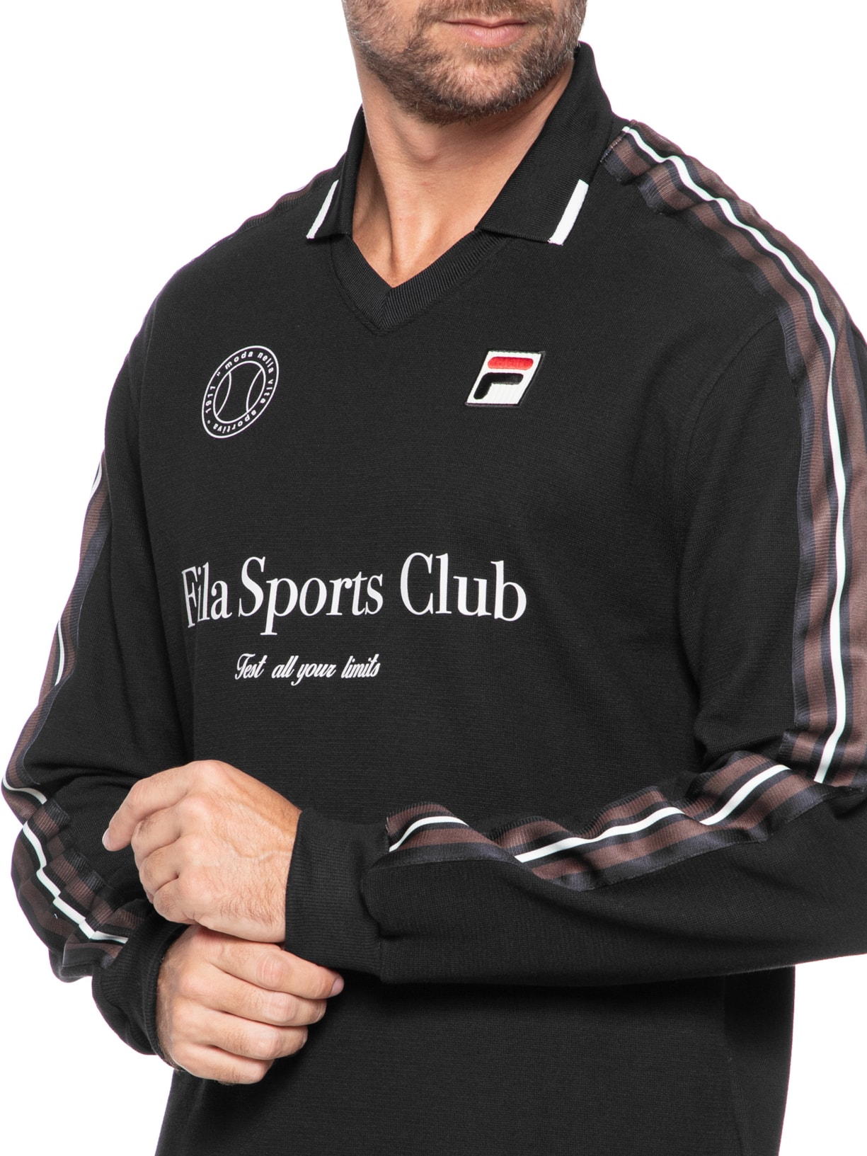 Fila Casaco Unissex Comfort Sport Club Preto