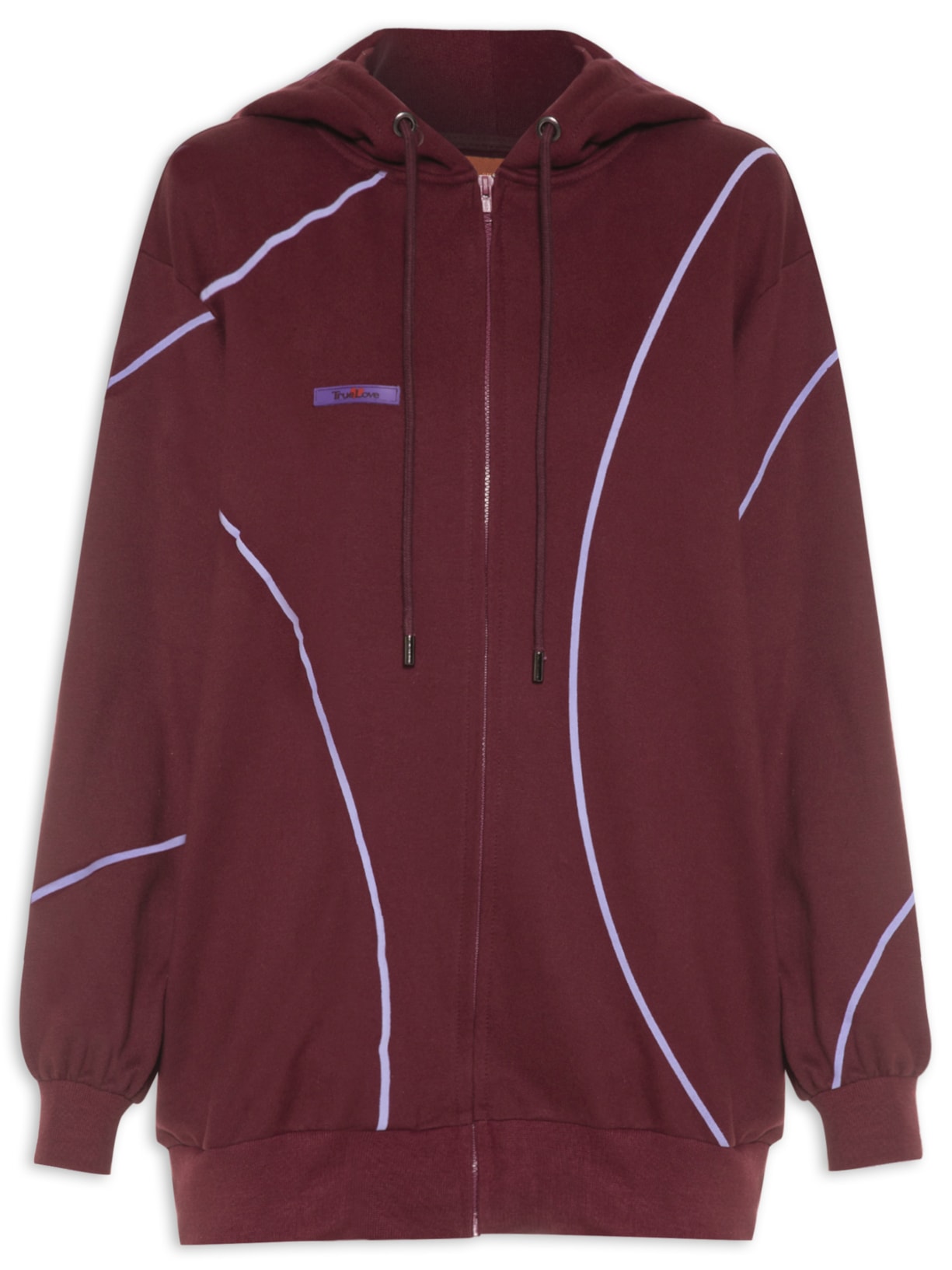 Casaco Unissex Moletom True Love Burgundy - Vinho