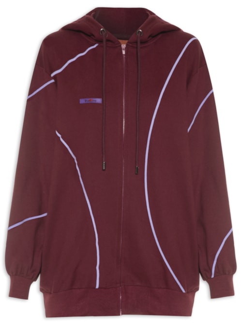 Casaco Unissex Moletom True Love Burgundy - Vinho