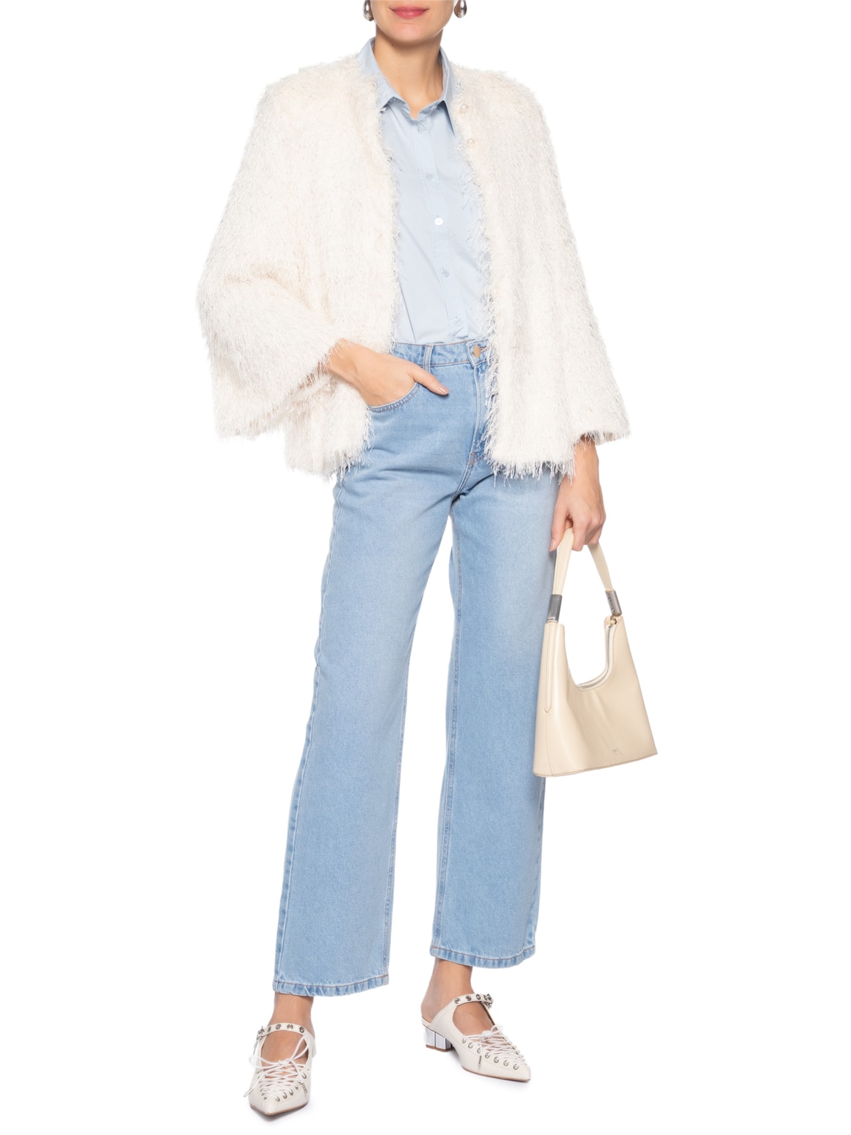 Casaqueto Feminino Analu Off White Iorane