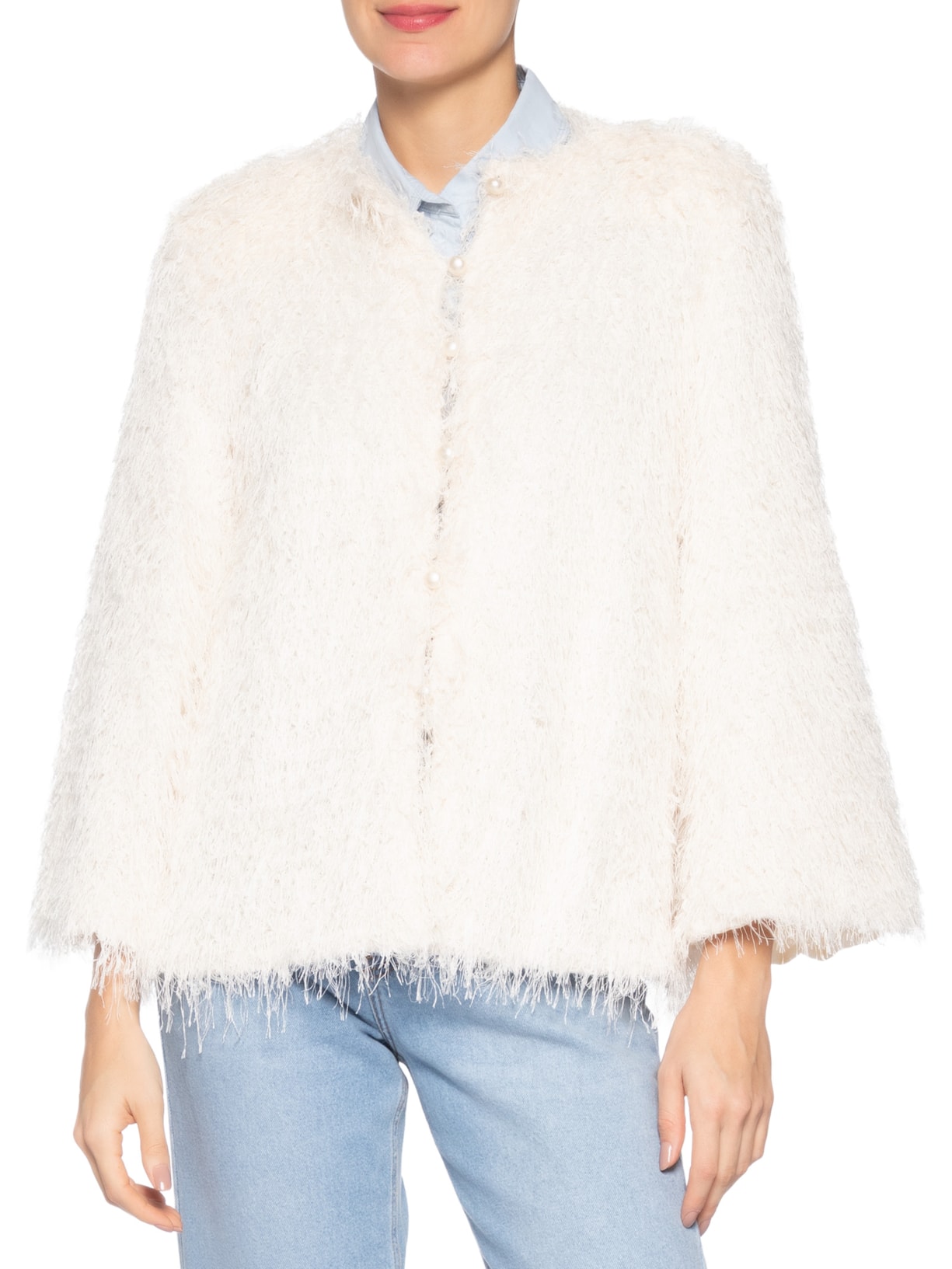 Casaqueto Feminino Analu Off White Iorane
