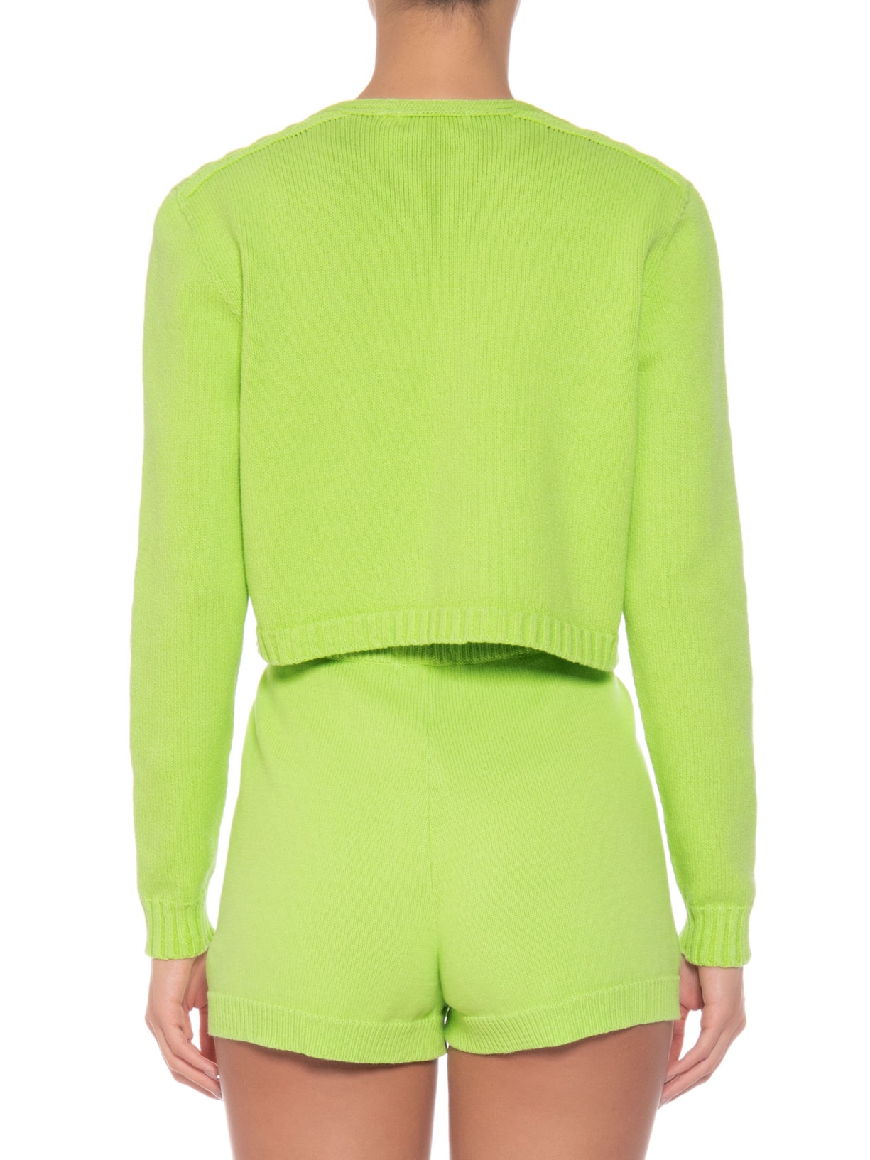 Casaqueto Feminino Cropped Verde Anselmi