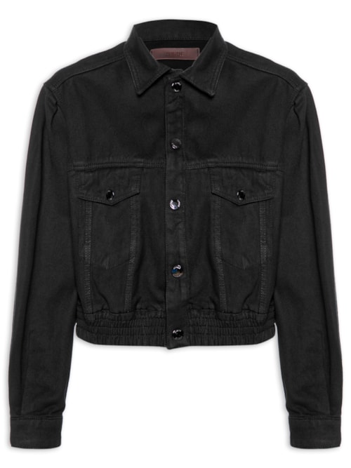Casaqueto Feminino De Sarja - Preto