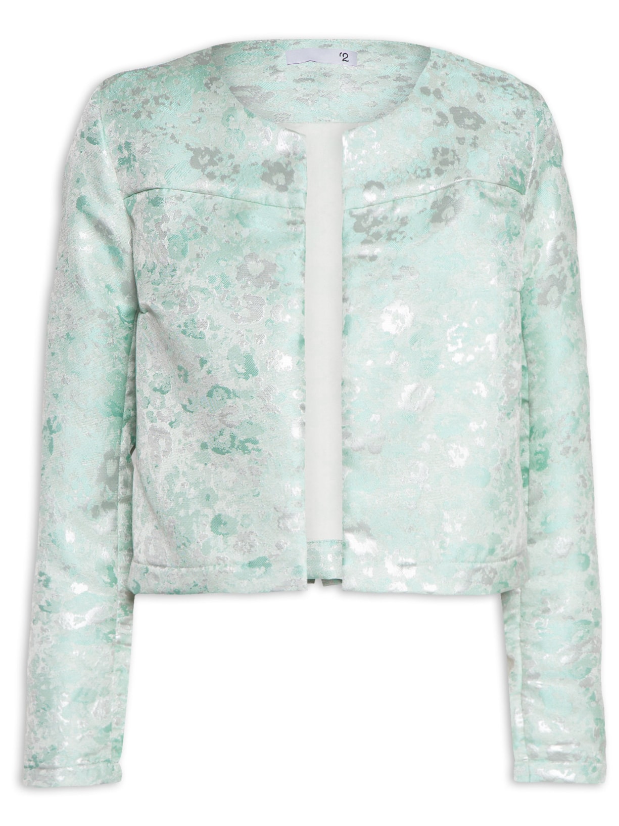 Casaqueto Feminino Jacquard - Verde