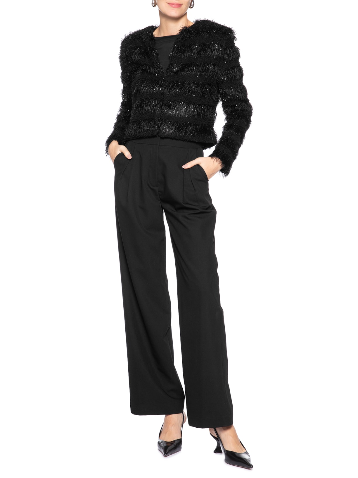 Casaqueto Feminino Molly Preto Iorane