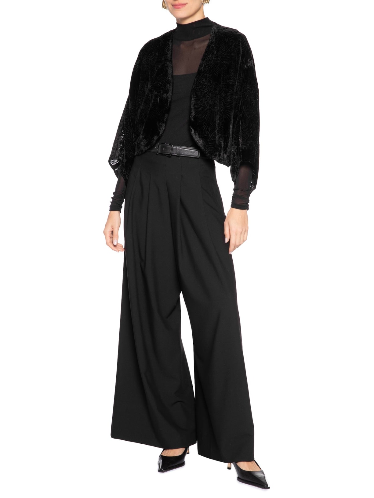 Casaqueto Feminino Poppy Preto Le Lis