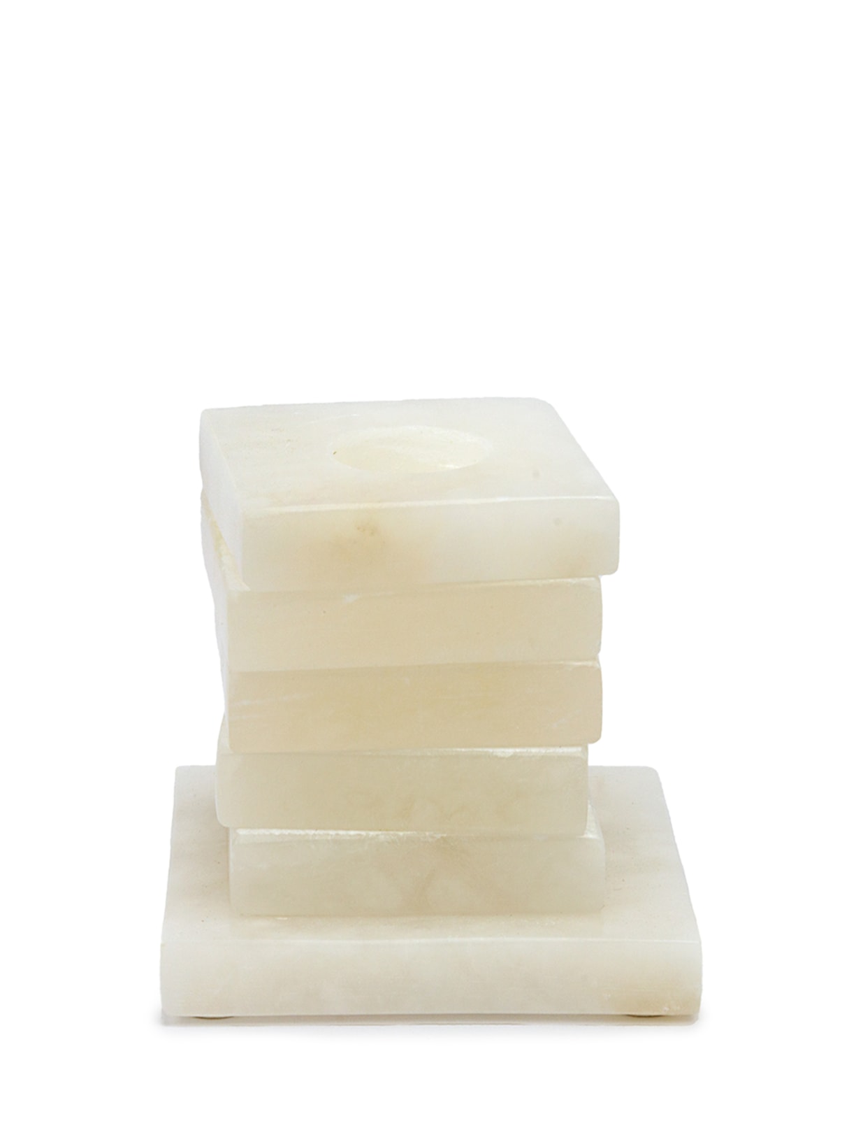 Castiçal Alabaster Taj P - Branco