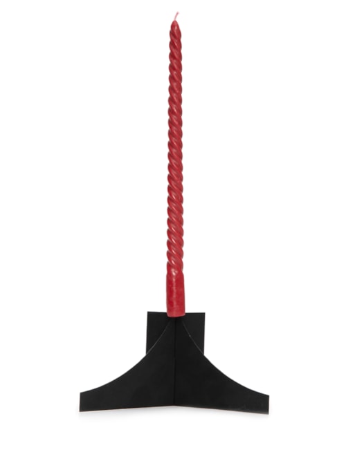 Castiçal Encaixe P Com Vela - Preto