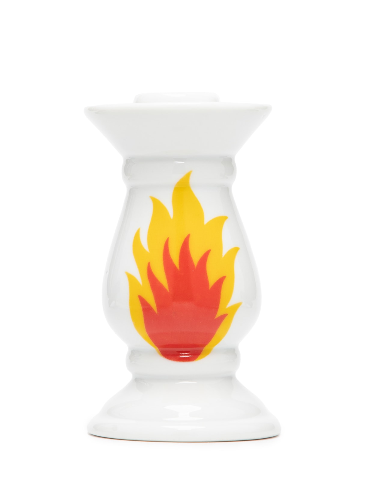 Castiçal Fogo - Branco