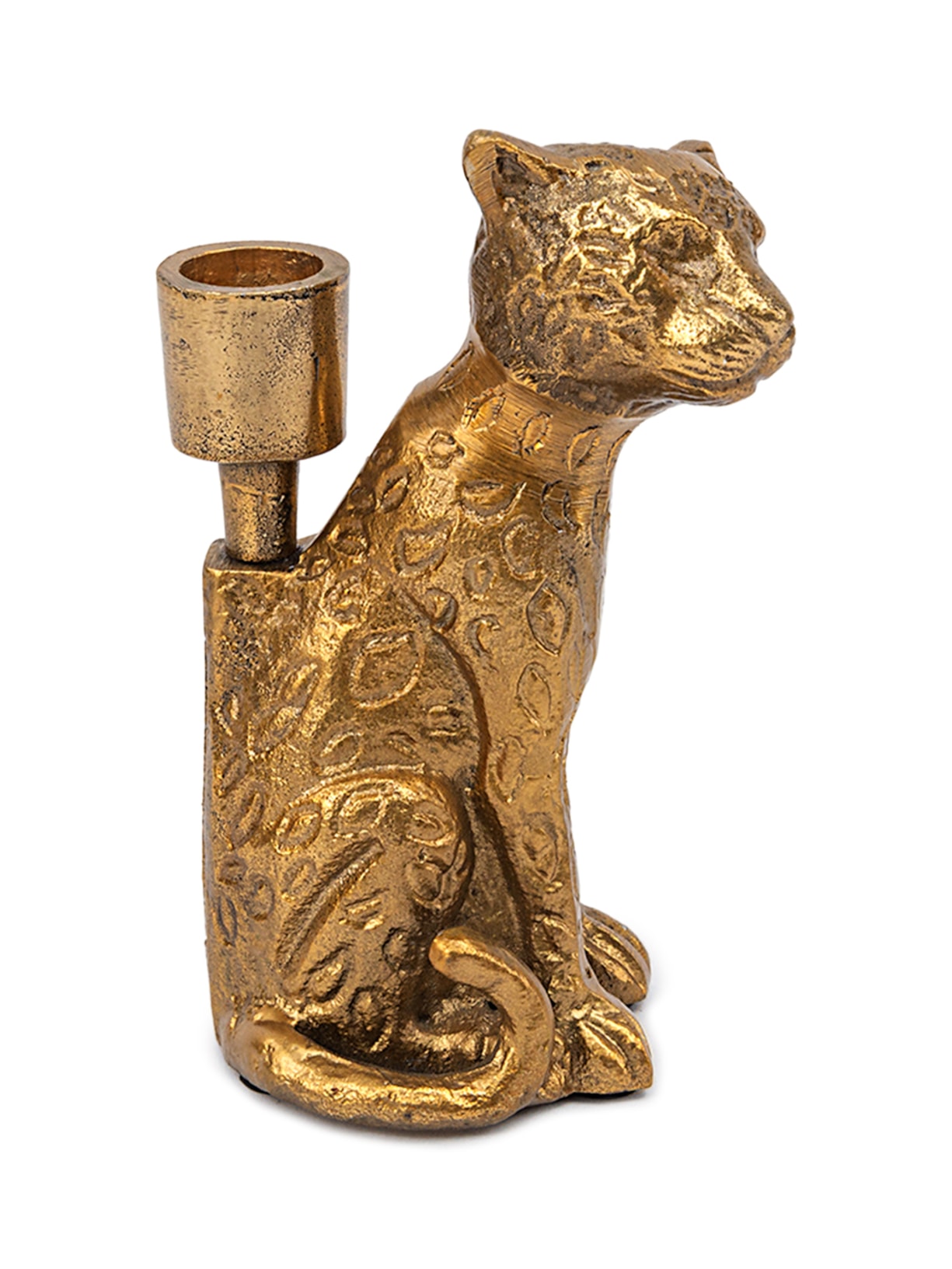 Castiçal Leopard - Dourado