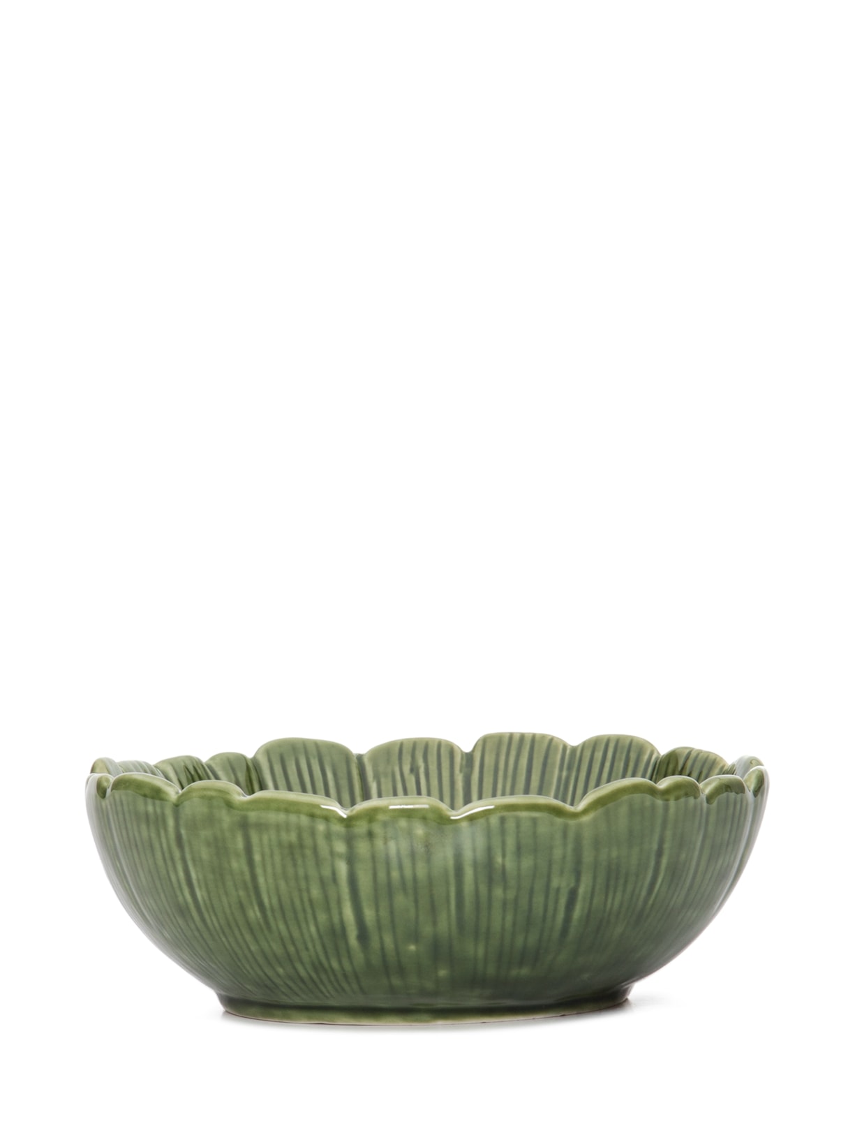 Centro De Mesa De Cerâmica 1 Peça - Verde