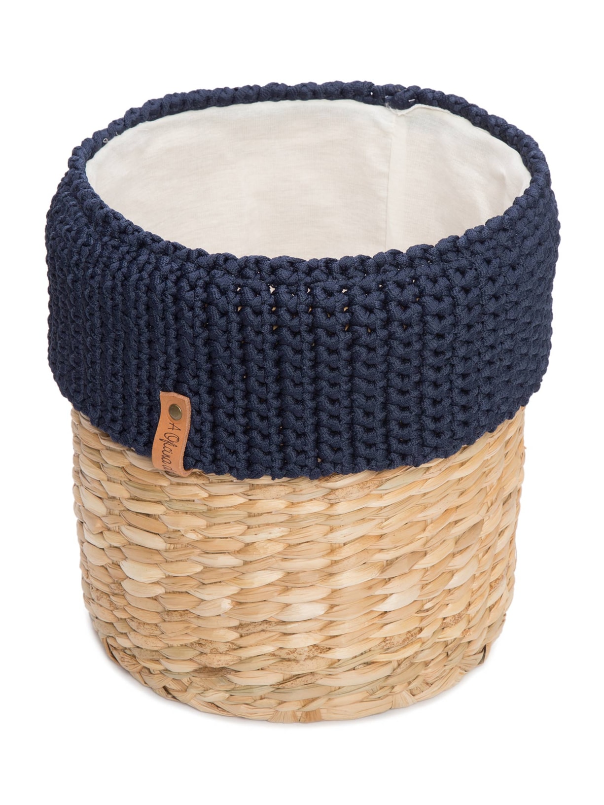 Cesto Amazônia Redondo N 4 Azul Oficina Da Roça