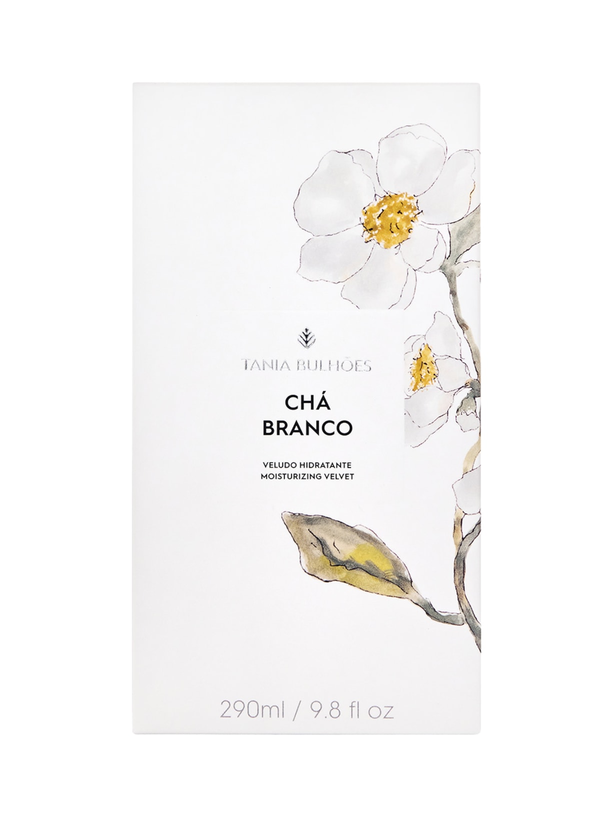 Chá Branco Veludo Hidratante 290ml Tania Bulhões