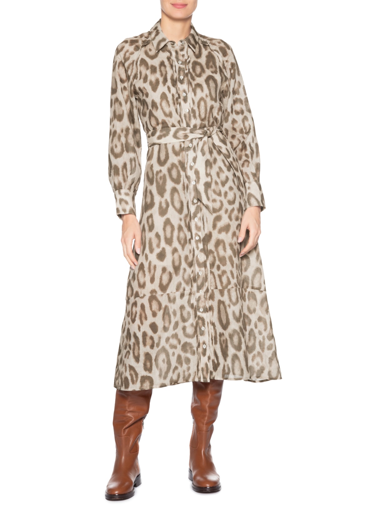 Chamise Feminina Silvana Onça Marrom Le Lis