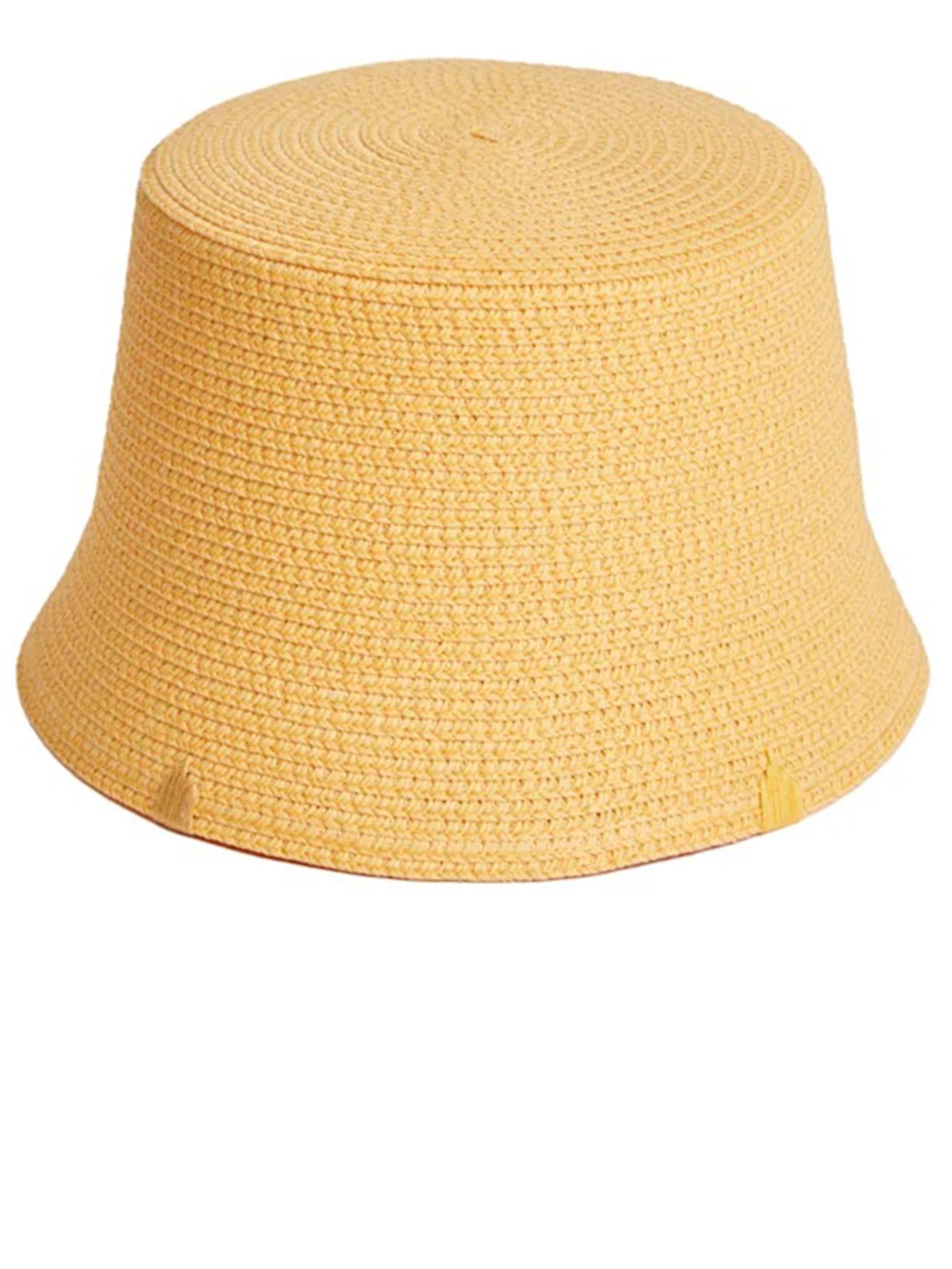 Chapéu Bucket Com Bordados - Amarelo