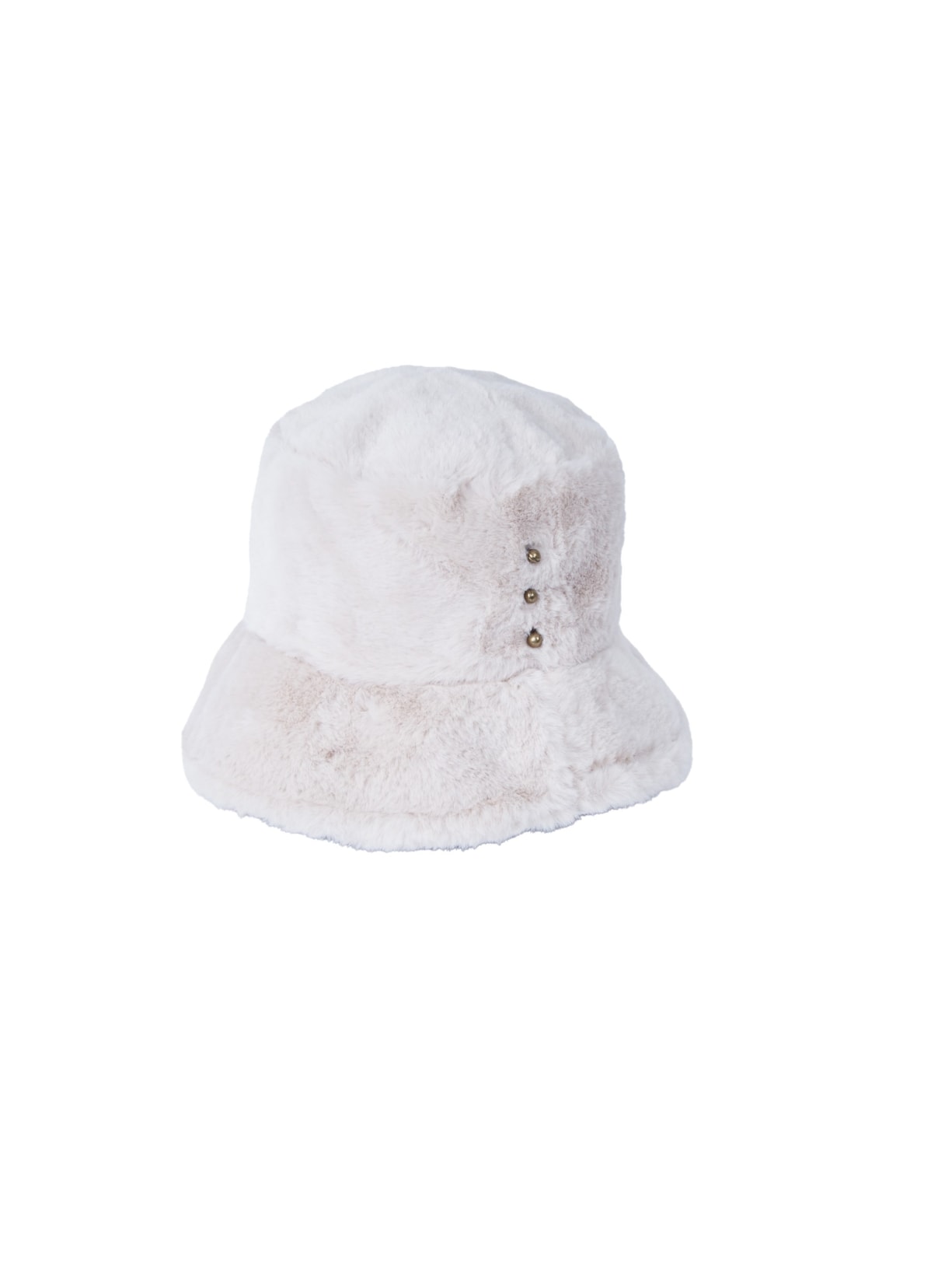 Chapéu Bucket Com Pelos - Off White