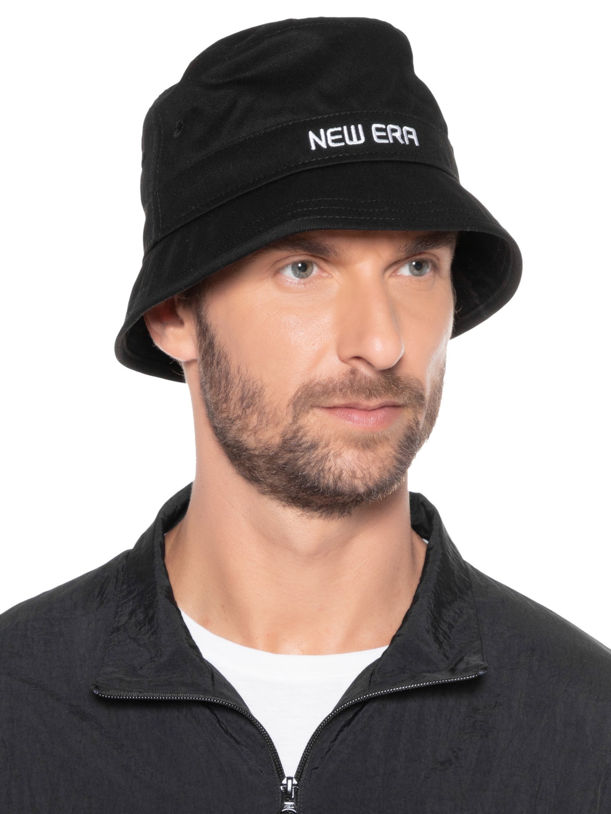 Chapéu Bucket Masculino Core Script Blk Preto New Era