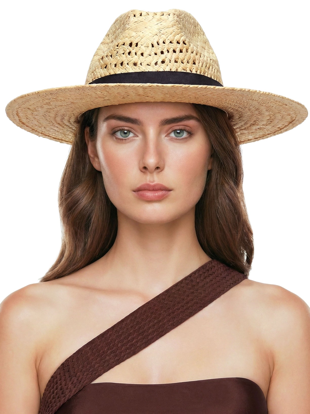 Chapéu De Palha Feminino Bege Mktbeach