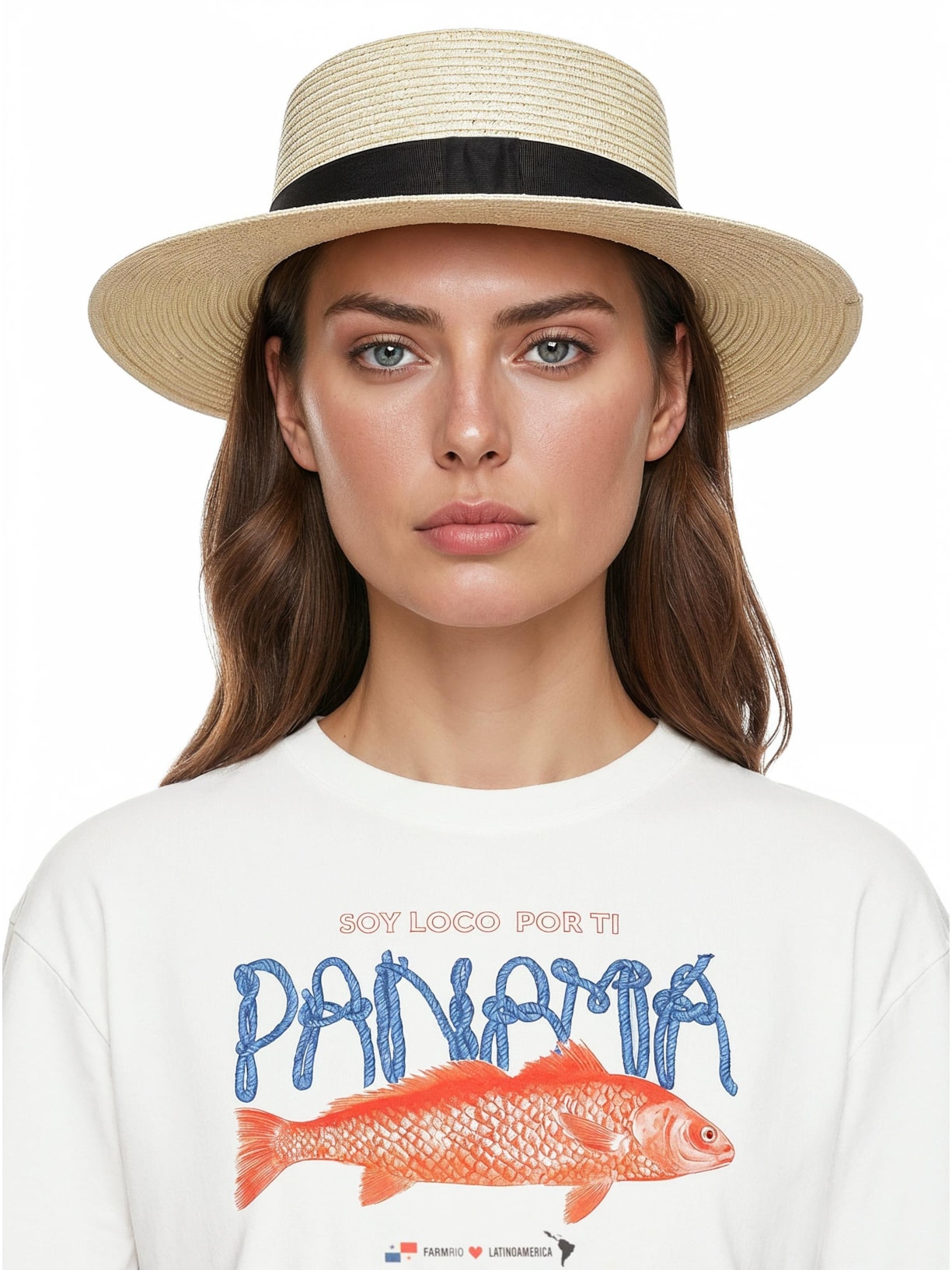 Chapéu De Palha Feminino Bege Mktbeach